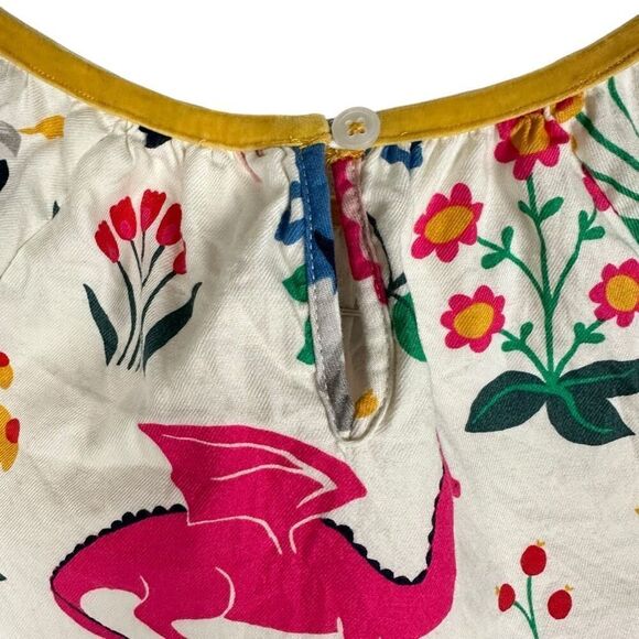 Mini Boden size 6-7 Dragons, Knights and Castles Dress - Picture 4 of 6